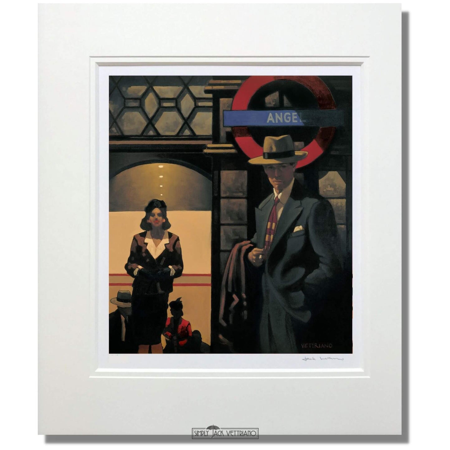 Jack Vettriano Angel Limited Edition Mounted