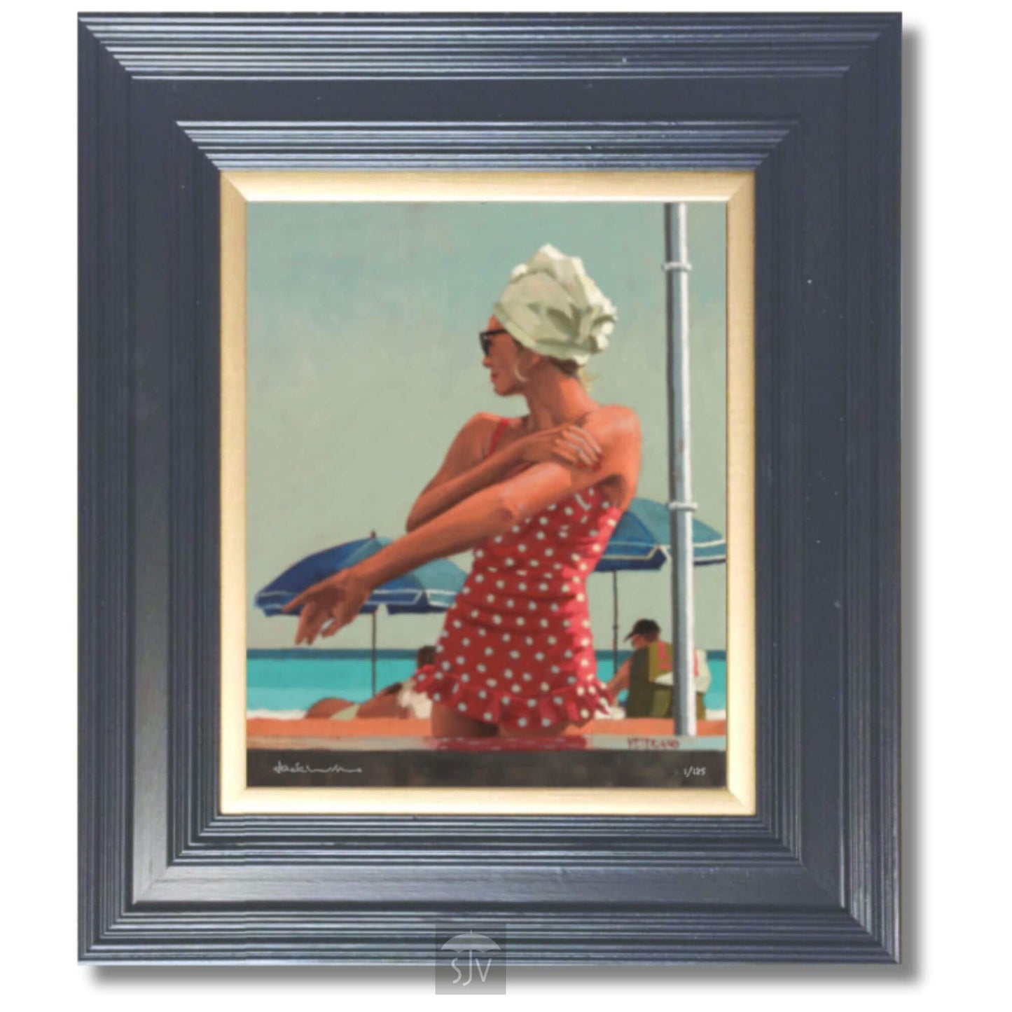 Arrangement in Red White & Blue by Jack Vettriano Limited Edition