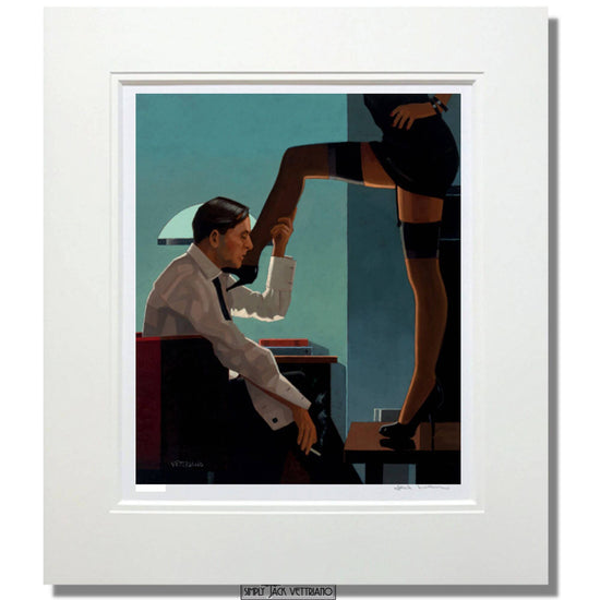 Night Call by Jack Vettriano Mounted