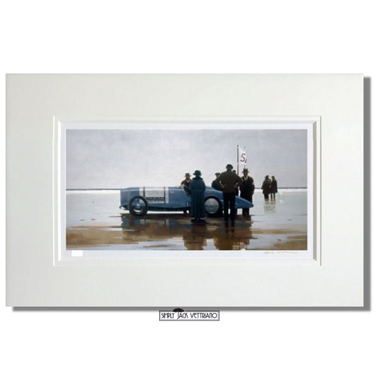 Pendine Beach by Jack Vettriano Mounted